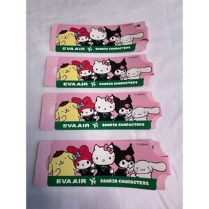 EVA Airline Hello Kitty Sanrio Characters Luggage Tag Lot